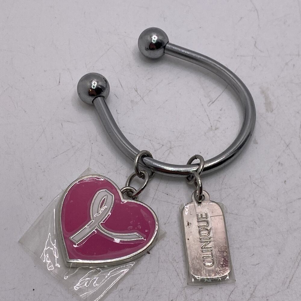 Clinique Womens Breast Cancer Awareness Keychain